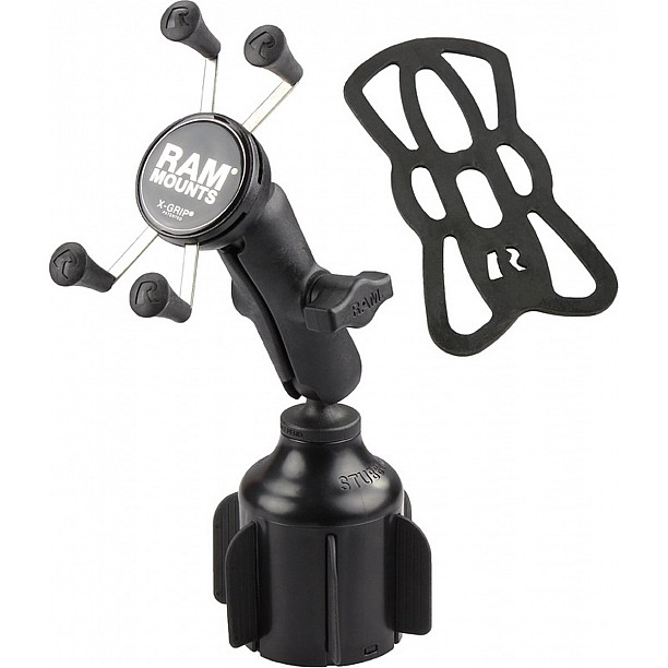 RAM® X-Grip® Large Phone Mount with RAM® Stubby™ Cup Holder Base