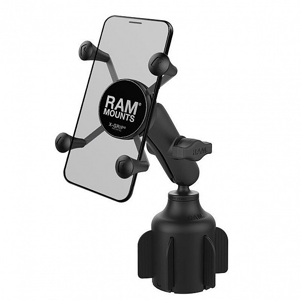 RAM® X-Grip® Large Phone Mount with RAM® Stubby™ Cup Holder Base