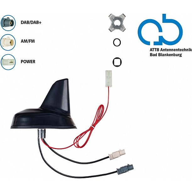 Bad Blankenburg Shark Dak antenne AM/FM DAB+