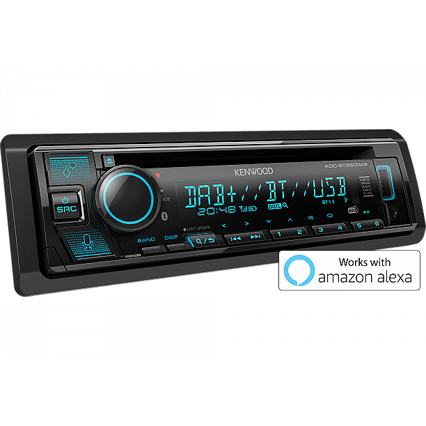 Kenwood KDC-BT560DAB - Zwart - DAB+ - USB - AUX - CD - Bluetooth