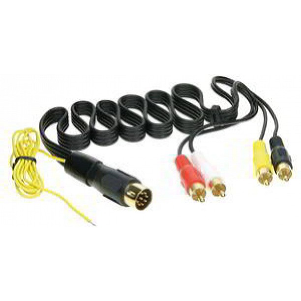 Blaupunkt DIN plug naar 4 RCA plugs. LET OP: UITLOPEND ARTIKEL, KAN NIET RETOUR