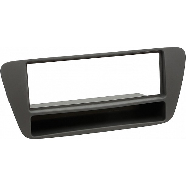 1-DIN Paneel met aflegbakje. Audi Q3 (8U)  2011-2019 Kleur: Zwart