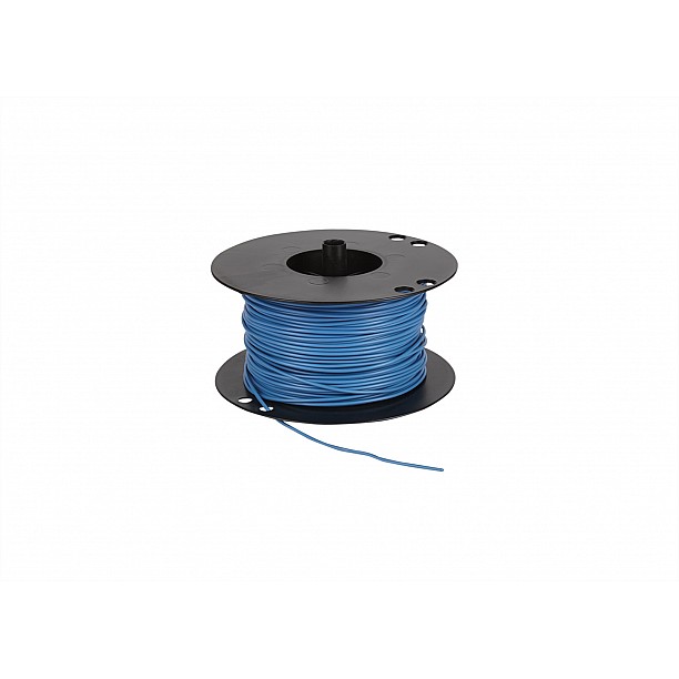 Voedingskabel haspel 0.75 mm² blauw 100 Meter