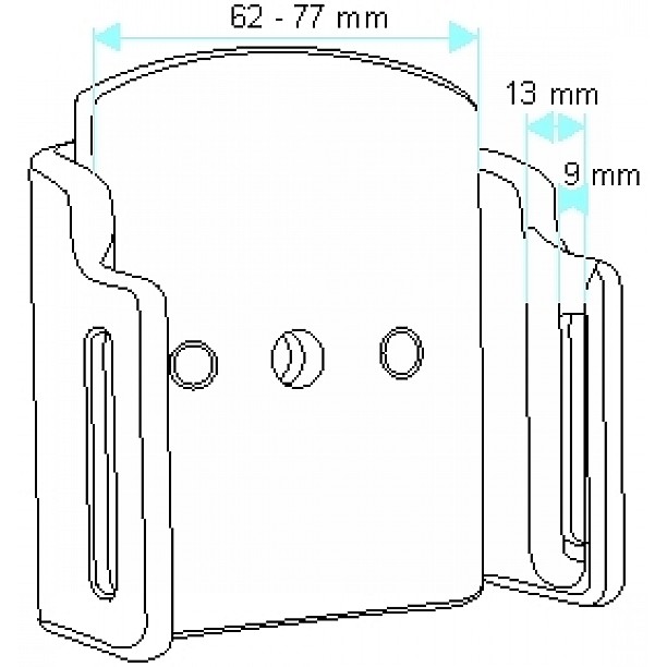 Brodit houder - Apple iPhone 5 Passieve houder met cover passieve houder met swivelmount