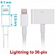 Brodit houder - Apple iPhone 6 / 6S Passieve houder. Originele lightning naar 30-pin adapter kabel (Gestoffeerd)