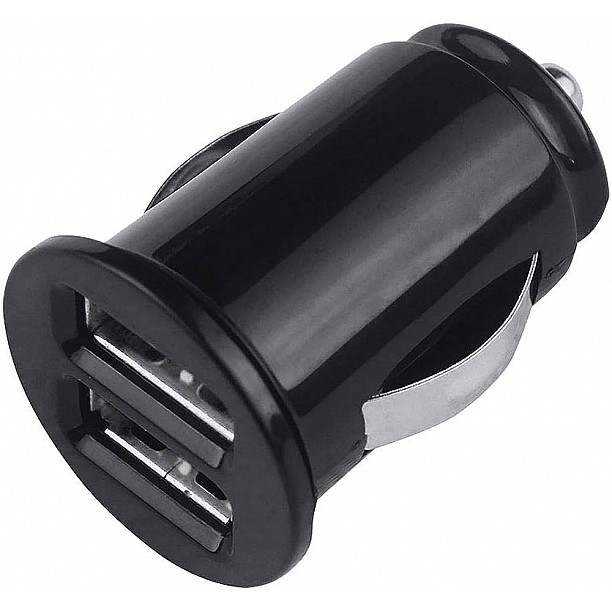 Grab 'n Go - 2.4A/12W Dual USB-A Car Charger - Black