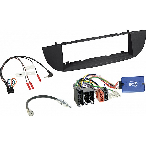 1-DIN kit Fiat 500 2008-2015