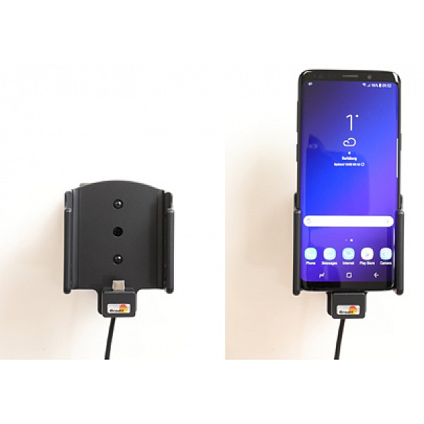 Brodit houder - Samsung Galaxy S9 Actieve houder met 12/24V lader