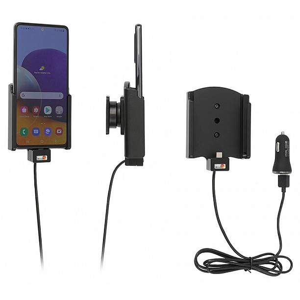 Brodit houder - Samsung Galaxy A72 Actieve houder met 12V USB plug