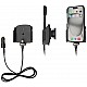 Brodit houder - Apple iPhone 15 / 15 Pro , Actieve verstelbare  houder met 12V USB SIG-Plug 70-83mm