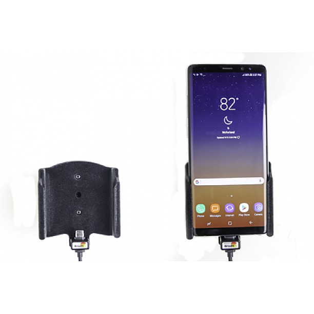 Brodit houder - Samsung Galaxy Note 8 Actieve houder met vaste voeding (Gestoffeerd)