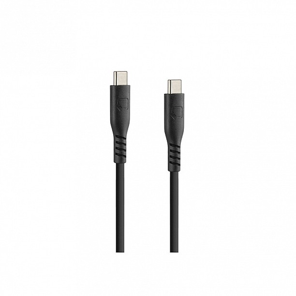 Optiline siliconen laad en synchronisatiekabel USB C -> USB C - 150cm  met verstevigde hals