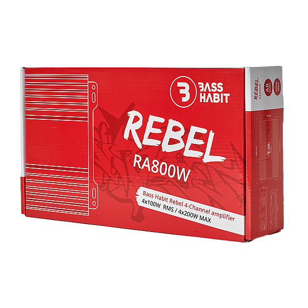 BASS HABIT REBEL 4ch amplifier