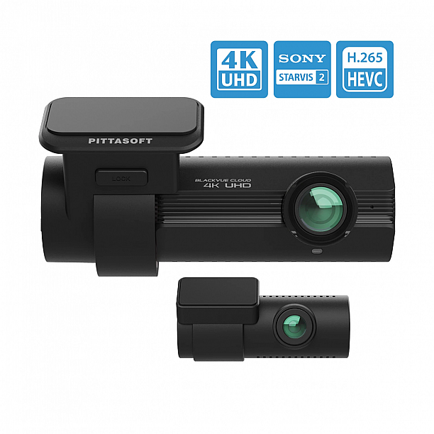 BlackVue DR970X-2CH Plus Premium 4K UHD Cloud Dashcam 64GB