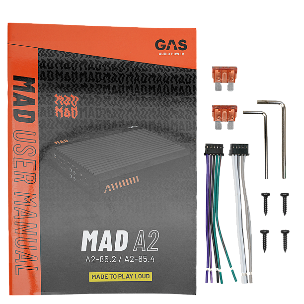 GAS MAD Level 2 Four Channel amplifier