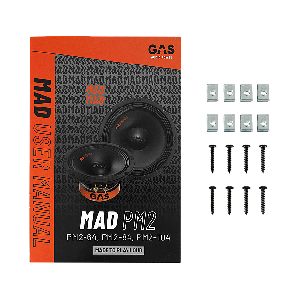 GAS MAD Level 2 Midrange Driver 6.5