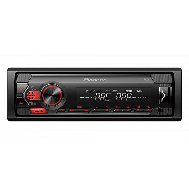 Pioneer MVH-S120UB 1-DIN-ontvanger , USB en compatibel met Android-app