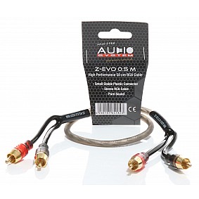 AUDIO SYSTEM HIGH-PERFORMANCE RCA-KABEL 500mm OFC cinch-kabel